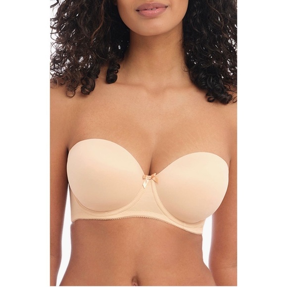 NWT FREYA DECO CONVERTIBLE STRAPLESS UNDERWIRE BRA SZ 32J (UK) 32N (US) - Picture 3 of 10